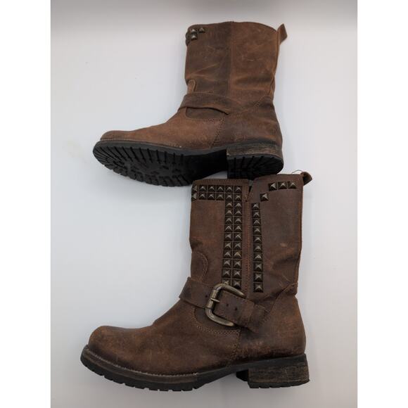 Steve Madden | Studded Moto Boot | Size 37 - Picture 4 of 8
